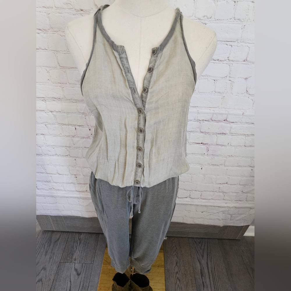 Revolve Stateside Button Front Crop Jumpsuit | Fe… - image 6